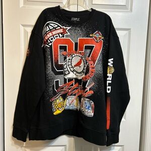 Staple Long Sleeve Crew Neck Sweatshirt World Renown Pigeon Mens Size 3XL